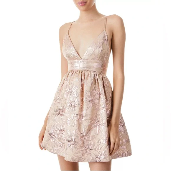 Alice + Olivia | Dresses | Aliceolivia Foley Brocade Party Dress Rose Gold Revolve Size New Wtag 495 | Poshmark Alice + Olivia | Dresses | Aliceolivia Foley Brocade Party Dress Rose Gold Revolve Size New Wtag 495 | Poshmark